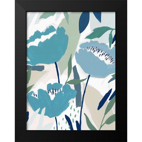 Song of the Wind II   Black Modern Wood Framed Art Print by Isabelle Z