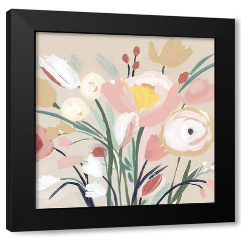 Josephine  Black Modern Wood Framed Art Print by Isabelle Z