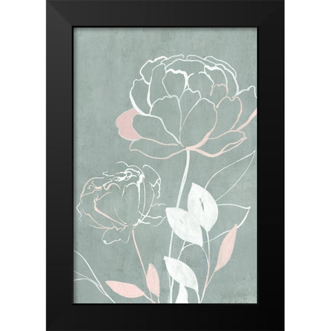 Roseland II   Black Modern Wood Framed Art Print by Isabelle Z