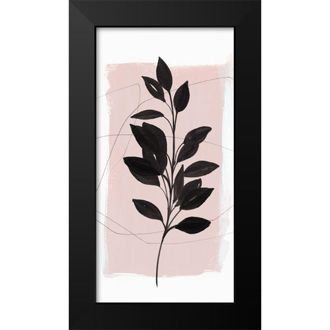 Ramie I  Black Modern Wood Framed Art Print by Isabelle Z