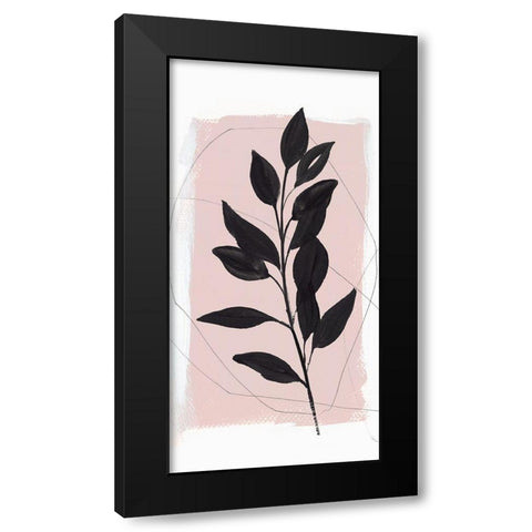 Ramie II   Black Modern Wood Framed Art Print by Isabelle Z