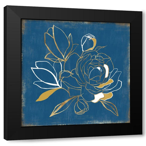 Callaia I  Black Modern Wood Framed Art Print with Double Matting by Isabelle Z