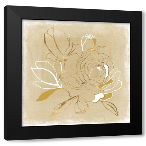 Camilla I  Black Modern Wood Framed Art Print with Double Matting by Isabelle Z
