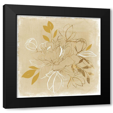 Camilla II   Black Modern Wood Framed Art Print by Isabelle Z