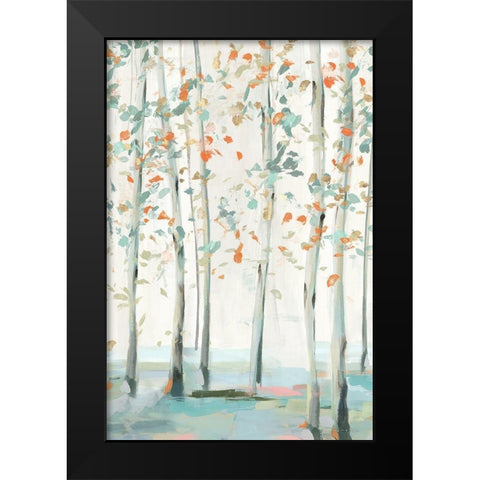 Emerald Forest II   Black Modern Wood Framed Art Print by Isabelle Z
