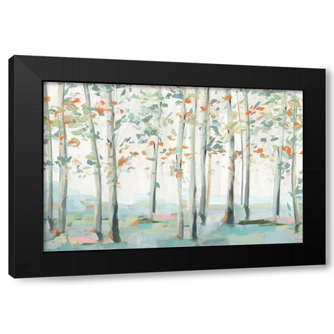 Emerald Forest III   Black Modern Wood Framed Art Print by Isabelle Z