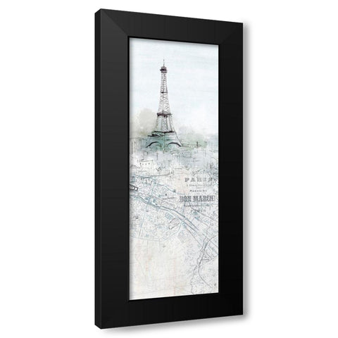 Soir De Paris I  Black Modern Wood Framed Art Print with Double Matting by Isabelle Z