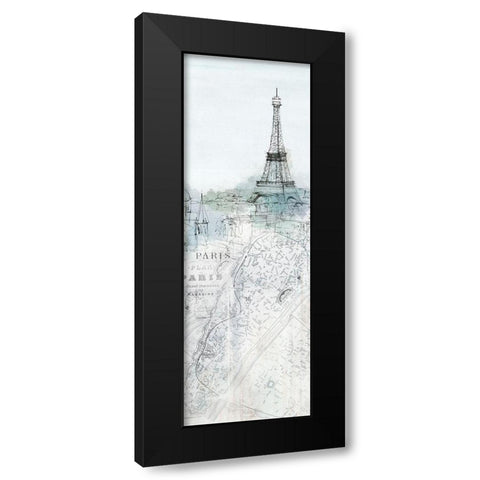 Soir De Paris II   Black Modern Wood Framed Art Print with Double Matting by Isabelle Z