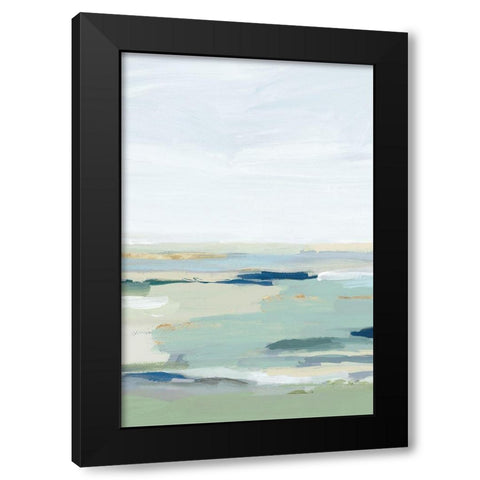 Burbank Blue II   Black Modern Wood Framed Art Print by Isabelle Z