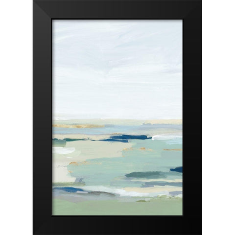 Burbank Blue II   Black Modern Wood Framed Art Print by Isabelle Z