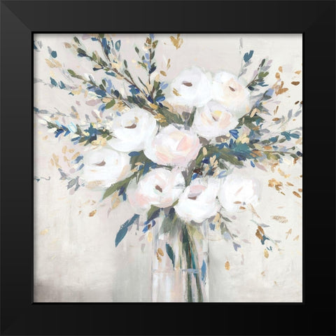 Ever Ours I Black Modern Wood Framed Art Print by Isabelle Z