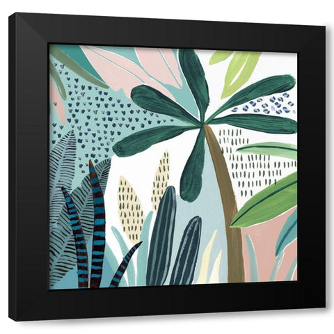 Tropical Rainforest II   Black Modern Wood Framed Art Print with Double Matting by Isabelle Z