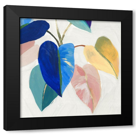 Bright Mood I Black Modern Wood Framed Art Print with Double Matting by Isabelle Z