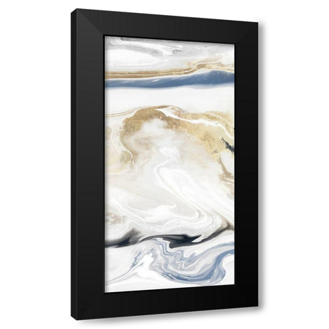 Synthesis IV Black Modern Wood Framed Art Print with Double Matting by Isabelle Z