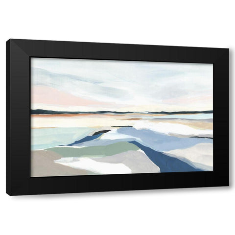 Seaside Day I  Black Modern Wood Framed Art Print by Isabelle Z