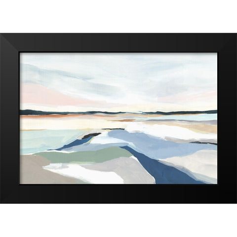 Seaside Day I  Black Modern Wood Framed Art Print by Isabelle Z