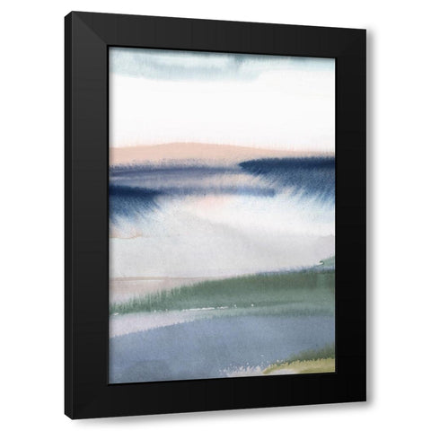 Eventide II   Black Modern Wood Framed Art Print with Double Matting by Isabelle Z