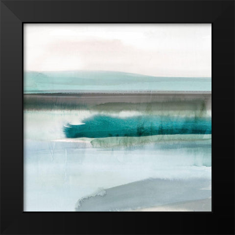 Slide Away III    Black Modern Wood Framed Art Print by Isabelle Z