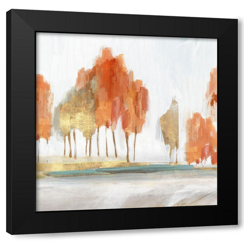 Autumn Shade II  Black Modern Wood Framed Art Print by Isabelle Z