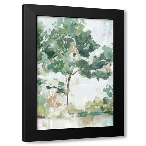 Soundless Beauty I Black Modern Wood Framed Art Print with Double Matting by Isabelle Z