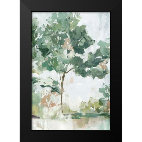 Soundless Beauty I Black Modern Wood Framed Art Print by Isabelle Z