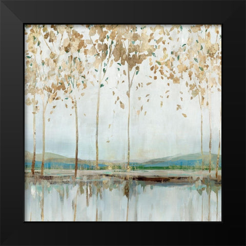 River Breath II Black Modern Wood Framed Art Print by Isabelle Z