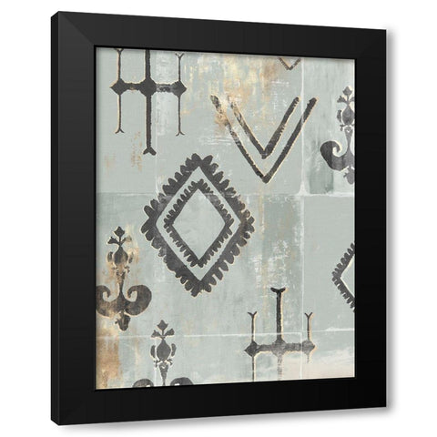 Gilded Ornate I Black Modern Wood Framed Art Print with Double Matting by Isabelle Z