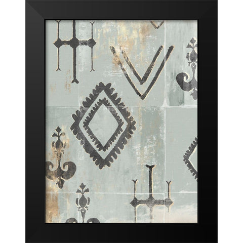 Gilded Ornate I Black Modern Wood Framed Art Print by Isabelle Z