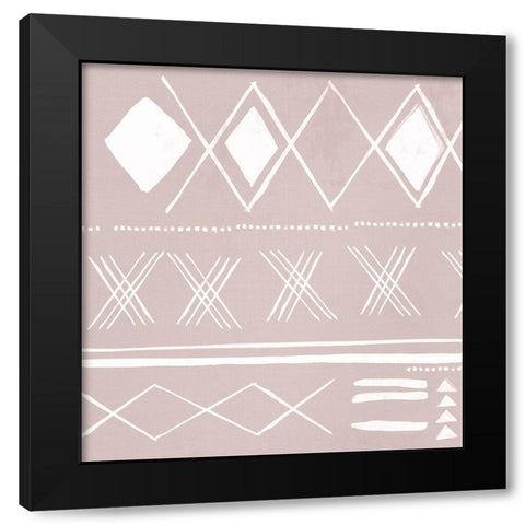 African Travel II Black Modern Wood Framed Art Print with Double Matting by Isabelle Z