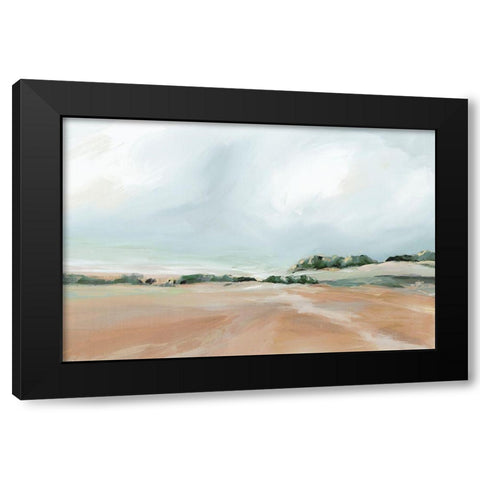 Land of My Soul Black Modern Wood Framed Art Print with Double Matting by Isabelle Z