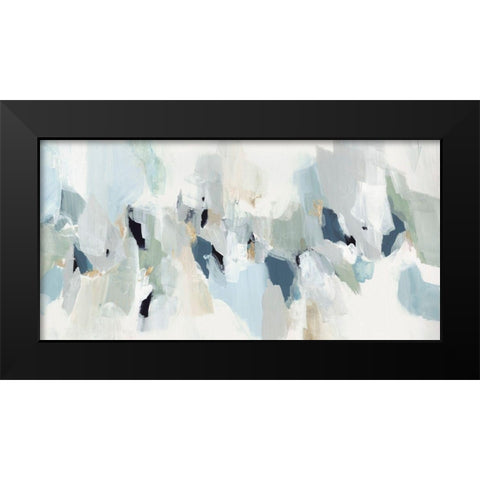 Little Talks I  Black Modern Wood Framed Art Print by Isabelle Z
