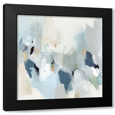 Little Talks II Black Modern Wood Framed Art Print by Isabelle Z