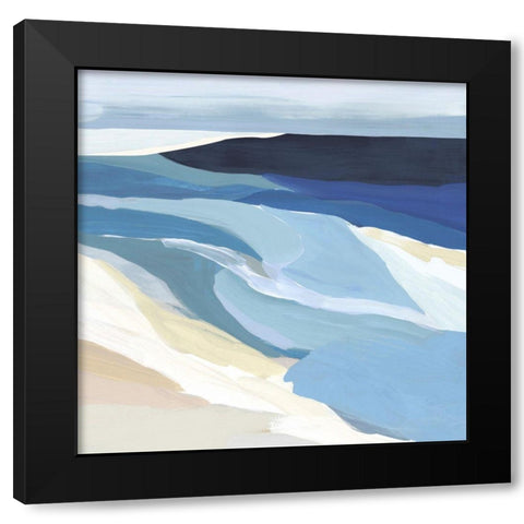 Graham Lake I  Black Modern Wood Framed Art Print by Isabelle Z