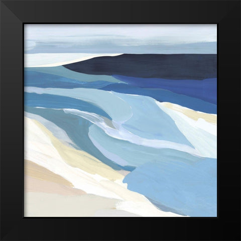 Graham Lake I  Black Modern Wood Framed Art Print by Isabelle Z