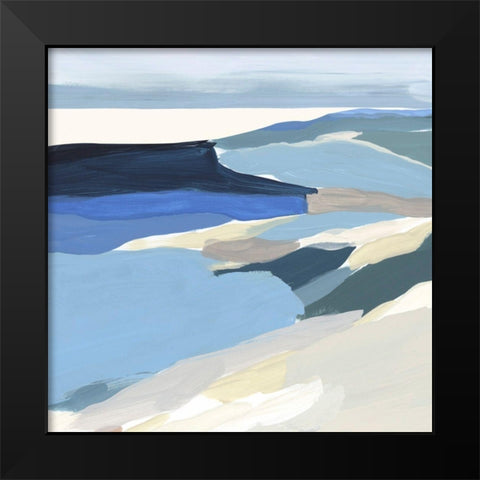Graham Lake II Black Modern Wood Framed Art Print by Isabelle Z