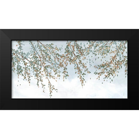 A New Day Black Modern Wood Framed Art Print by Isabelle Z