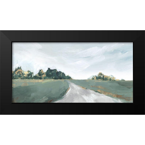Field of Dreams Black Modern Wood Framed Art Print by Isabelle Z