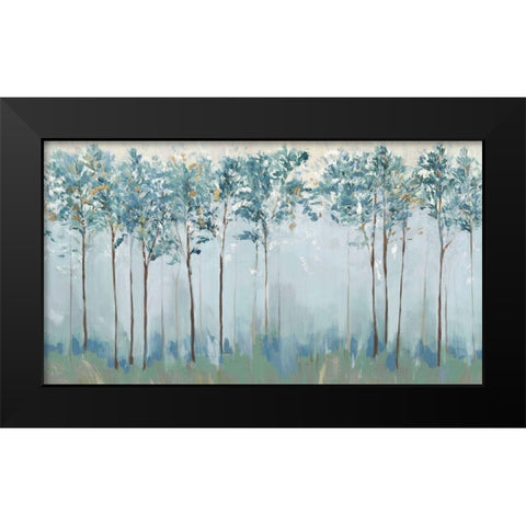Spirit of Harmony Black Modern Wood Framed Art Print by Isabelle Z