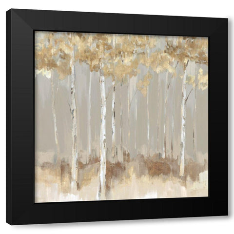 Shimmering Escape Black Modern Wood Framed Art Print by Isabelle Z