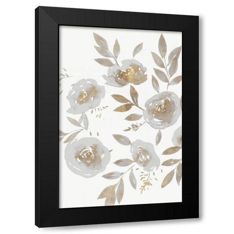 Harmonious I Black Modern Wood Framed Art Print with Double Matting by Isabelle Z