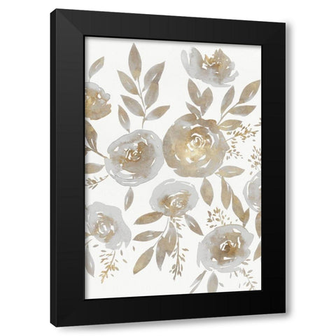 Harmonious II Black Modern Wood Framed Art Print by Isabelle Z