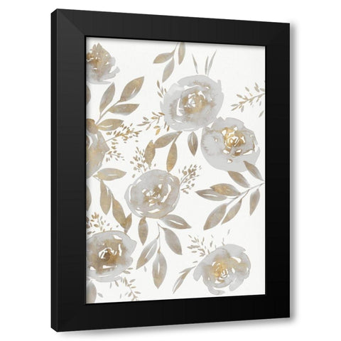 Harmonious III Black Modern Wood Framed Art Print with Double Matting by Isabelle Z
