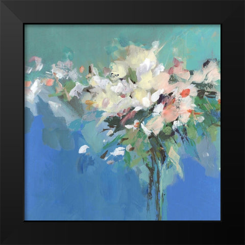 Spring Power Black Modern Wood Framed Art Print by Isabelle Z