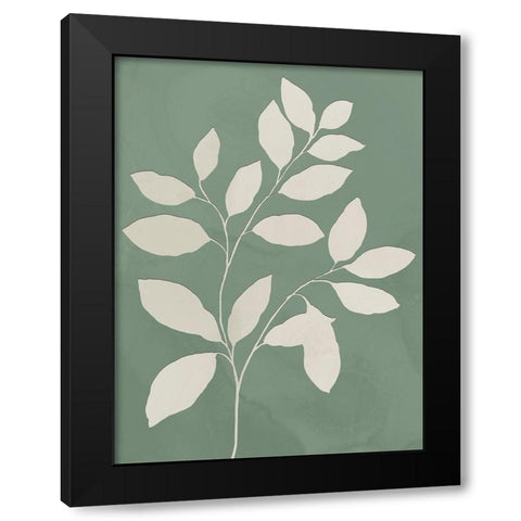 Perfect Simplicity I Black Modern Wood Framed Art Print with Double Matting by Isabelle Z