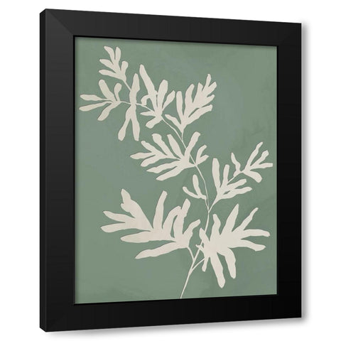 Perfect Simplicity II Black Modern Wood Framed Art Print with Double Matting by Isabelle Z