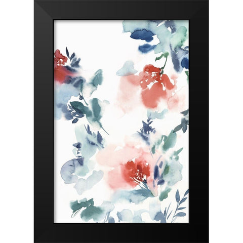 Beauty Dance II Black Modern Wood Framed Art Print by Isabelle Z