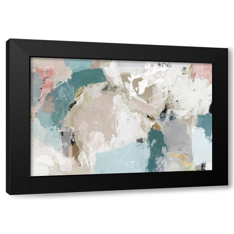 In the Heart of Movement Black Modern Wood Framed Art Print by Isabelle Z