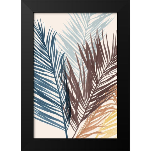 Hawaiian Breeze II Black Modern Wood Framed Art Print by Isabelle Z