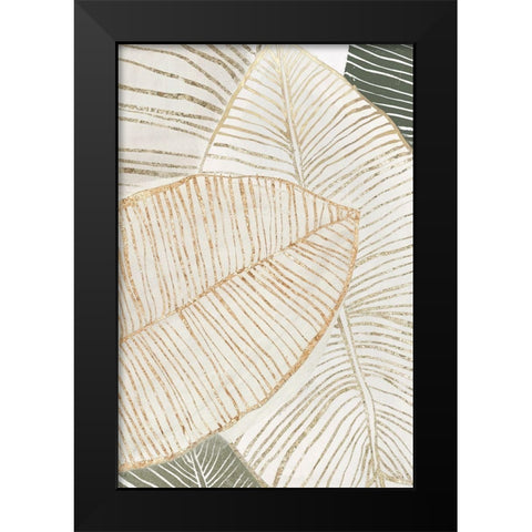 Tropic Breeze I  Black Modern Wood Framed Art Print by Isabelle Z