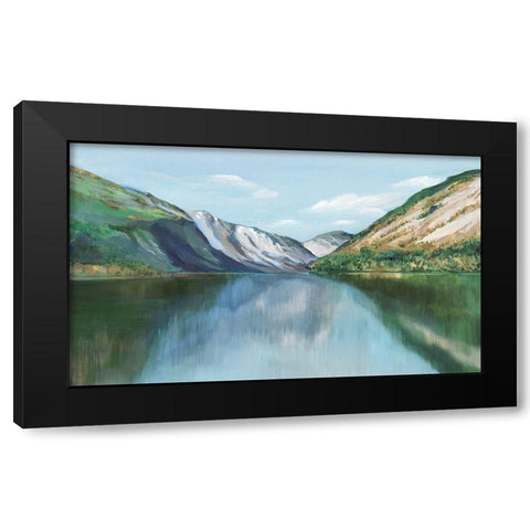 Flourishing Basin Black Modern Wood Framed Art Print by Isabelle Z